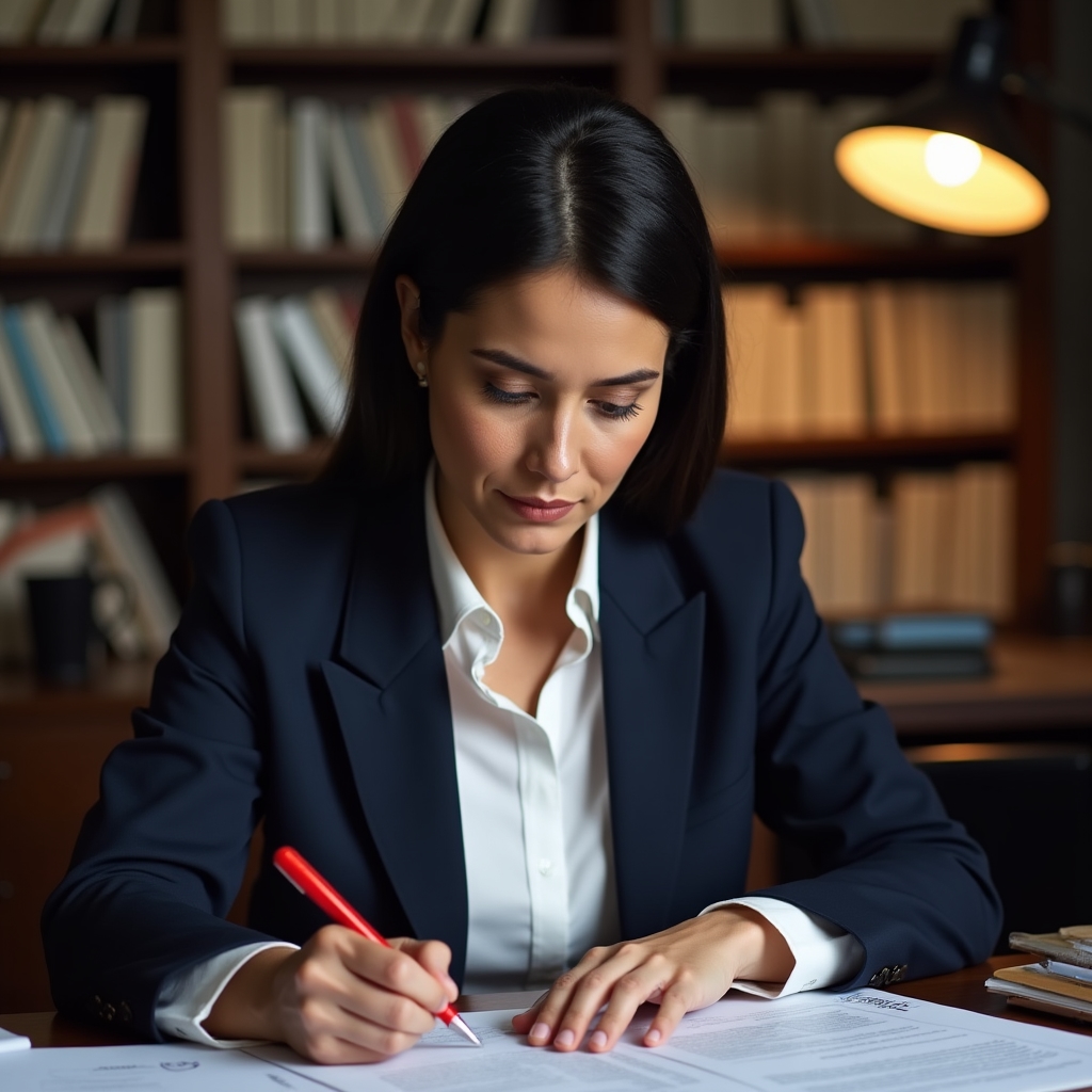 Academic director of Vistreza reviewing course materials